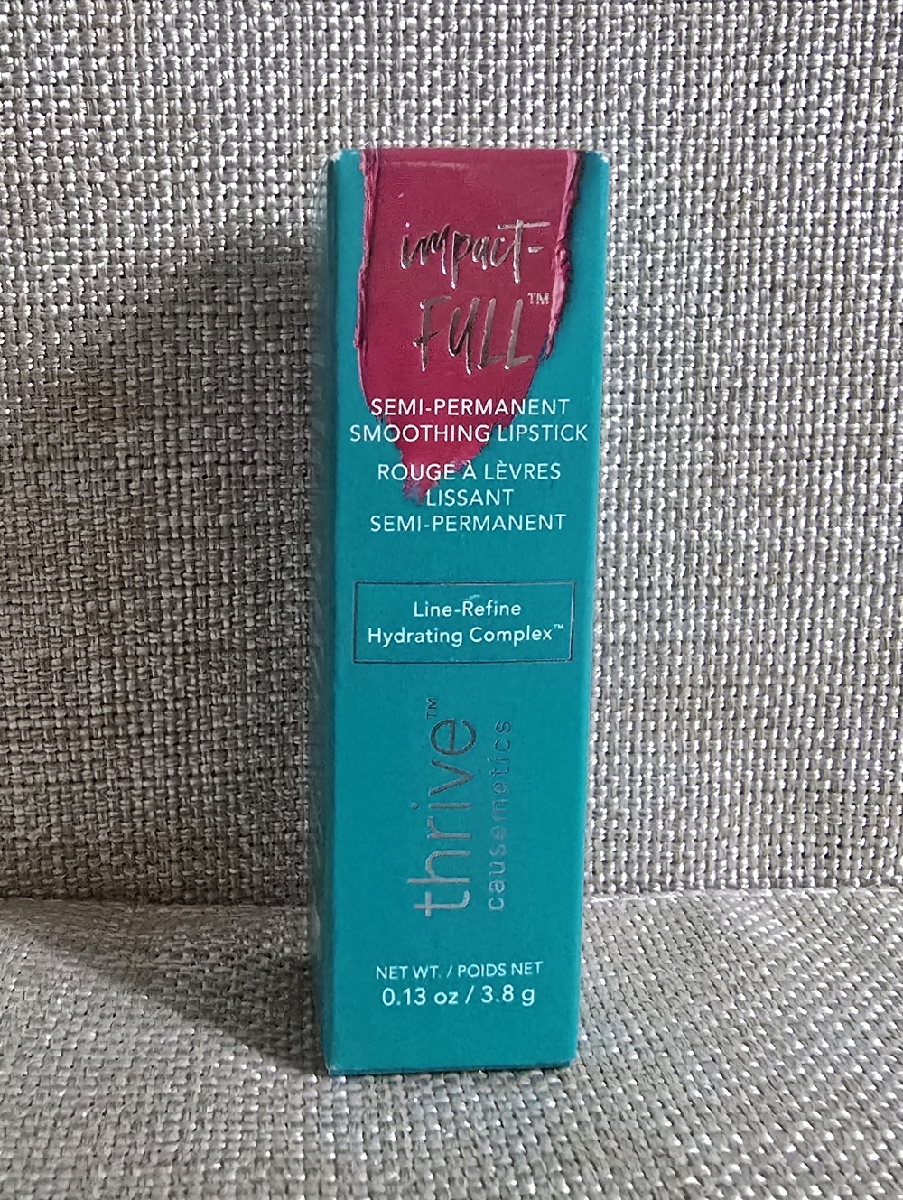 NIB Thrive Causemetics Impact-Full Smoothing Lipstick - Jessica red